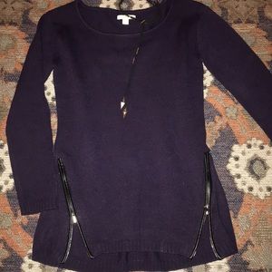 New York and company zip sweater